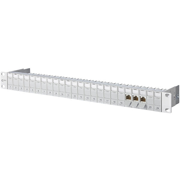 METZ CONNECT 24-Port Panel E-DAT Modul 1HE lgr bestückt TN E-DATmod MP24